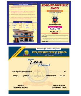 School Certificates & Report Cards